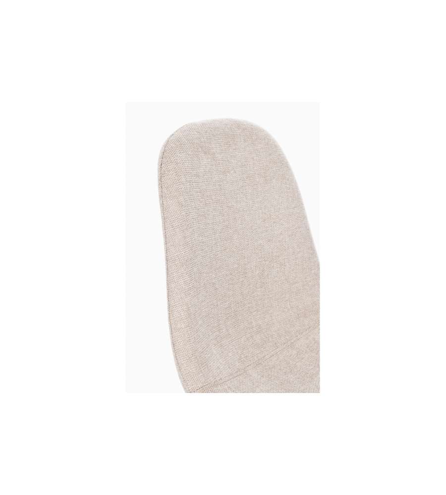 Sedia New Irelia 44x53xh84 cm Beige/Tortora BIZZOTTO