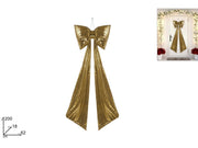 Fiocco Natalizio Laminato Oro 200x62cm Peraga Christmas