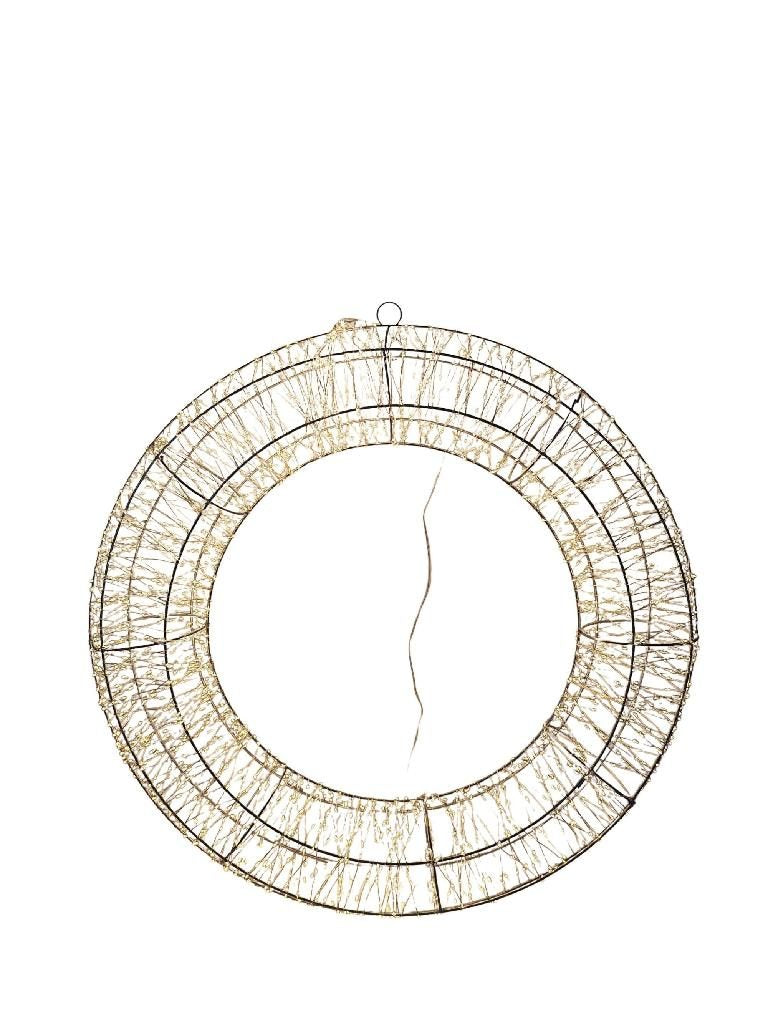 Leuchtende Metallkrone 2160 LED 69 x 12,5 x H71 cm Mercury