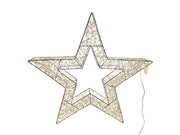 Stella luminosa in metallo 2400 LED 78,5 x 8,5 x H75 cm Mercury