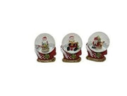 Sfera di neve con slitta 5 x 4,5 x 6,5 cm modello assortito Mercury