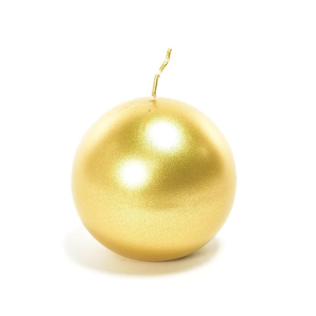 Kugelförmige Kerze 430 g Gold Mercury