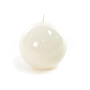 Candela sferica 220 g avorio Mercury