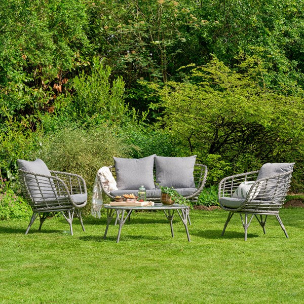 SALOTTO DA GIARDINO EVORA GRIGIO