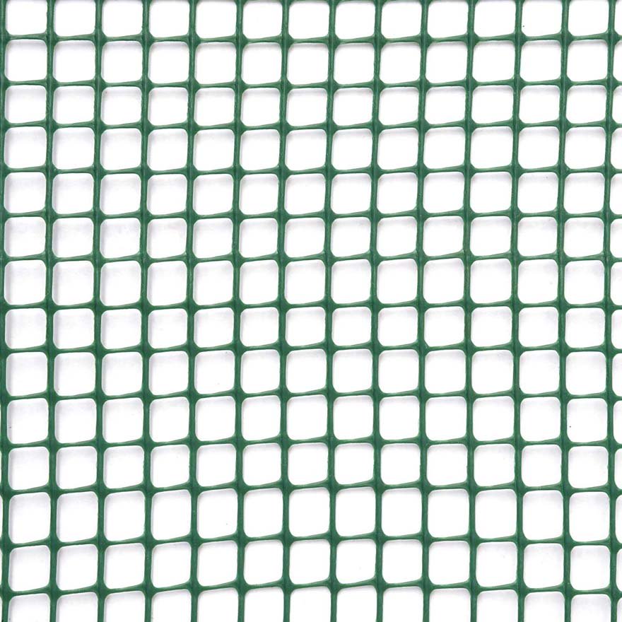 RETE QUADRA 10MM VERDE VENDITA AL METRO