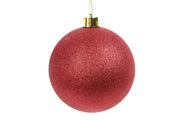 Maxi Pallina di Natale XL Bordeaux Glitter