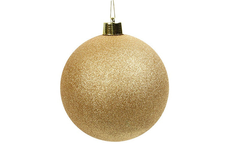 Maxi Pallina di Natale XL Oro Glitter