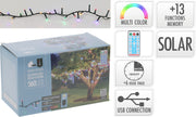 Catena luminosa ricaricabile, 560 LED, multicolore