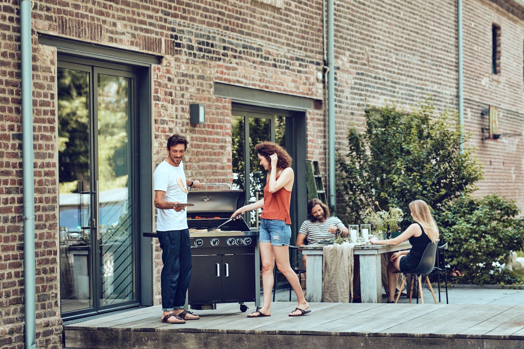 BARBECUE A GAS CHICAGO 4 K