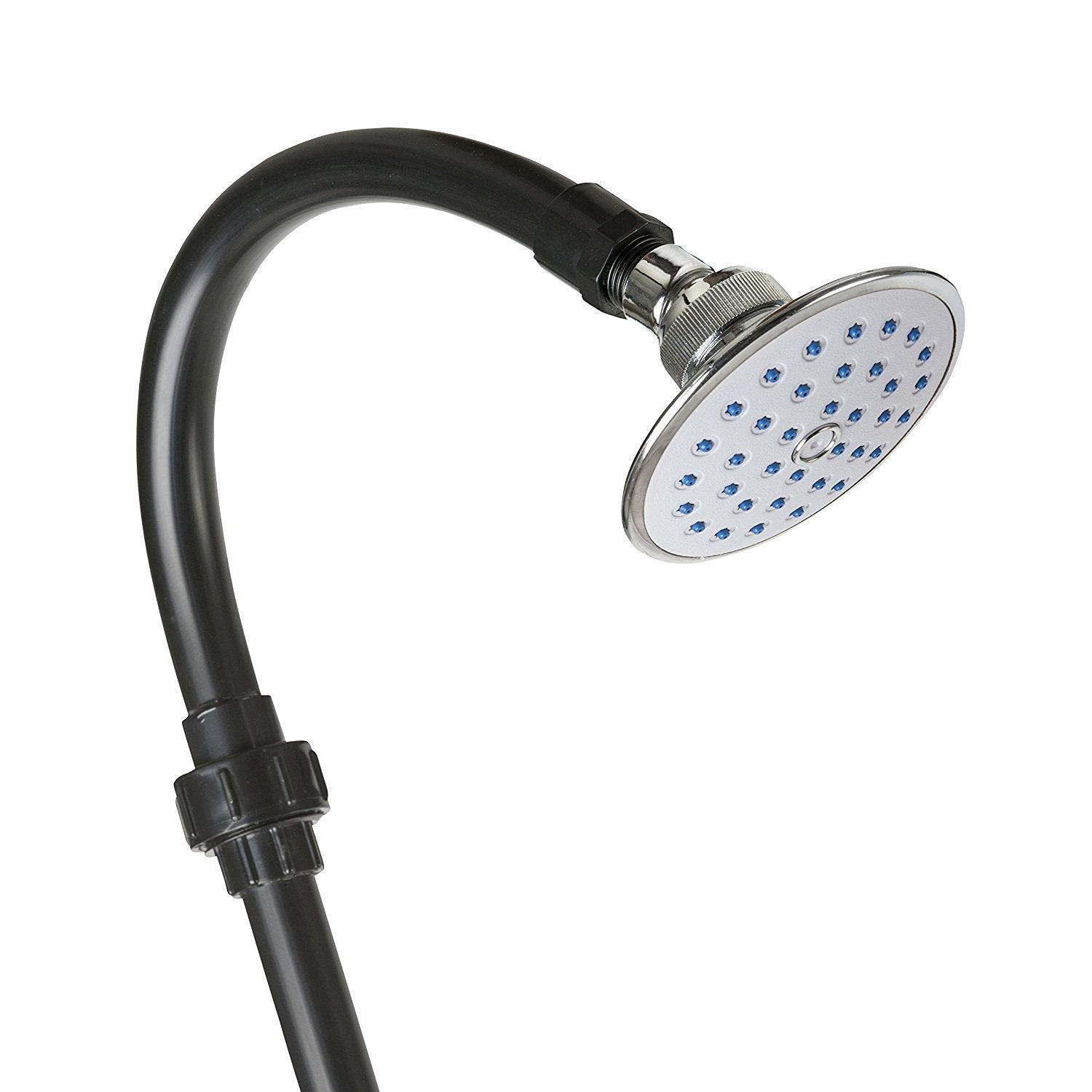 DOCCIA SOLARE ROTONDA CON MISCELATORE 9 L NERO