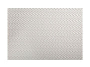 TOVAGLIETTA IN ECOPELLE 43X30 CM TRECCIA AVORIO