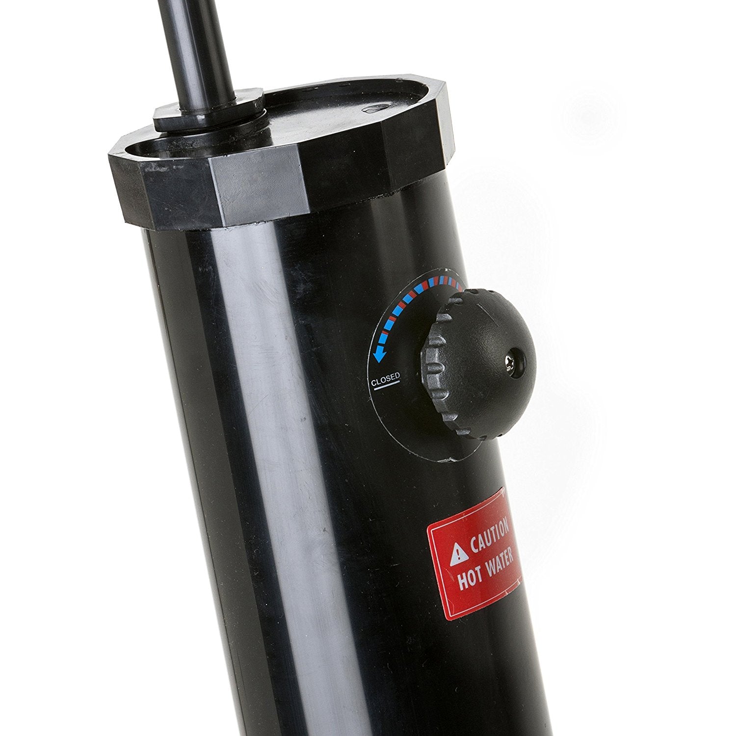 DOCCIA SOLARE ROTONDA CON MISCELATORE 9 L NERO