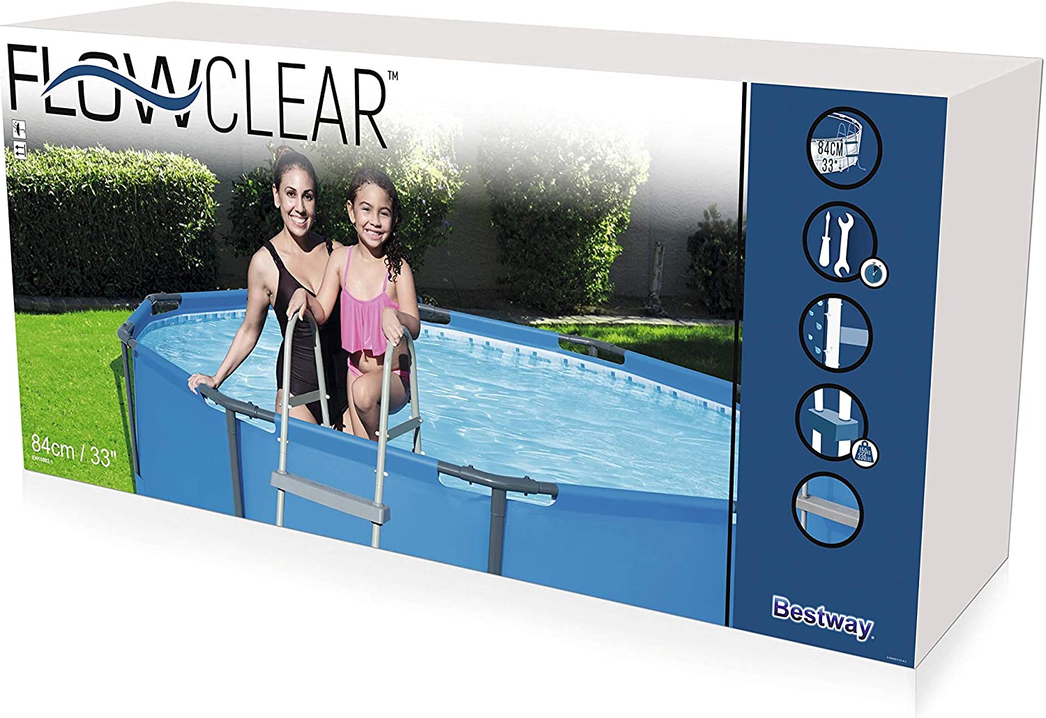 SCALETTA PISCINE FUORI TERRA H84CM