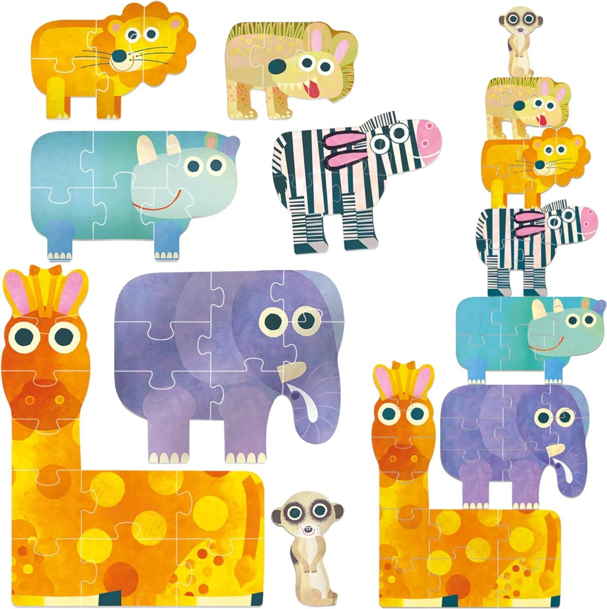 GIOCO GIANT PROGRESSIVE PUZZLE THE SAVANNAH