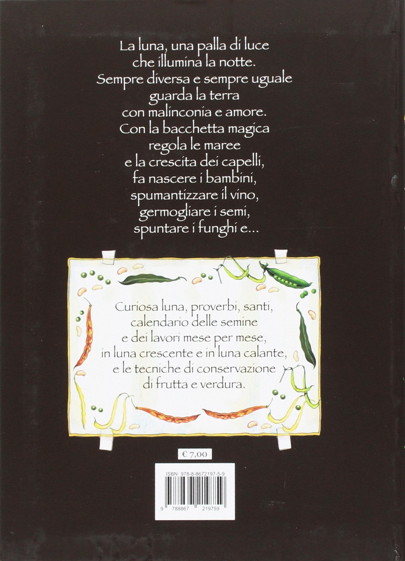 LIBRO LUNARIO DELLE SEMINE