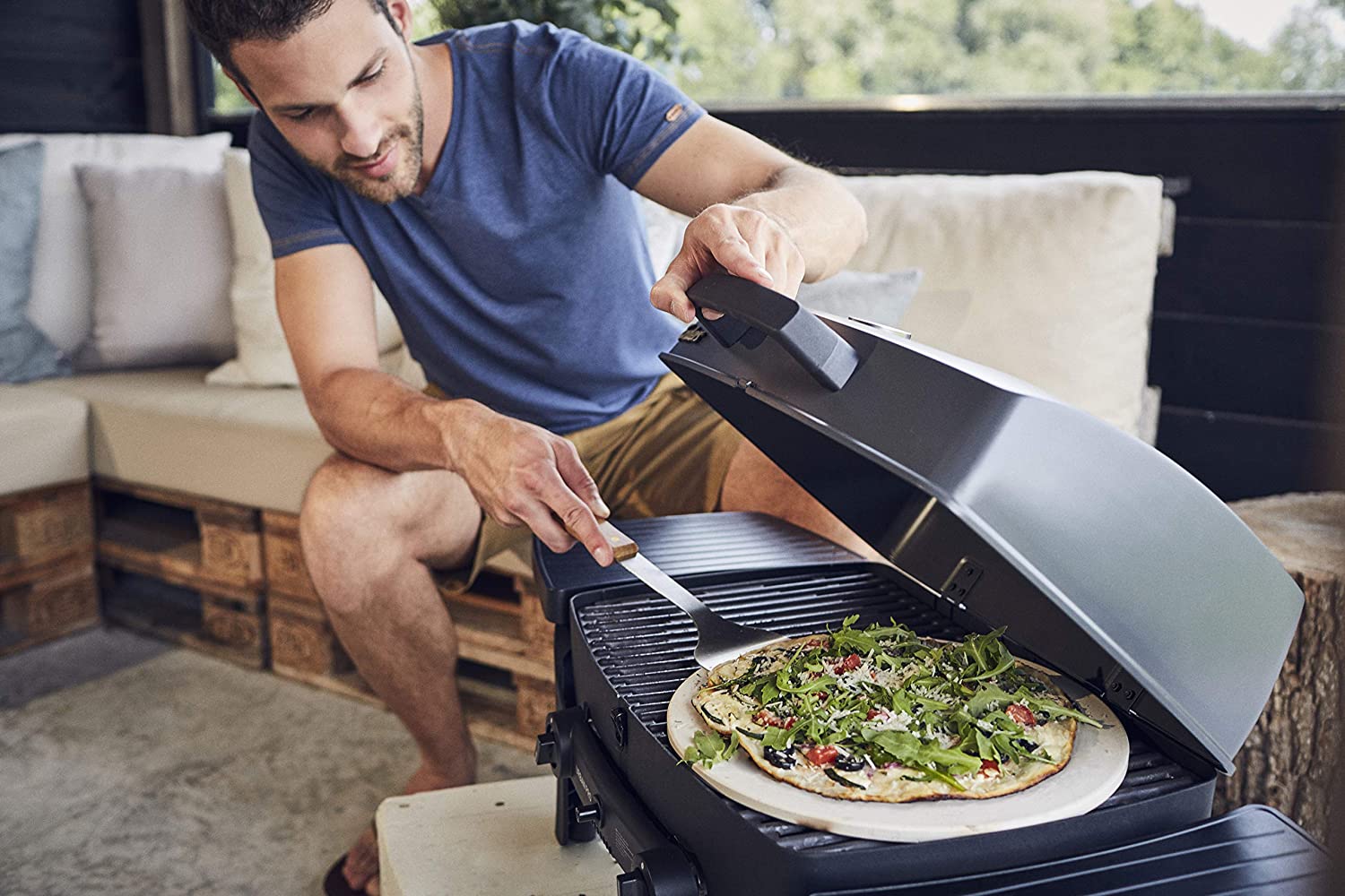 PIETRA PER PIZZA IN CERAMICA 32 CM