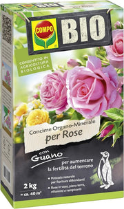 CONCIME ORGANICO BIO PER ROSE 2KG