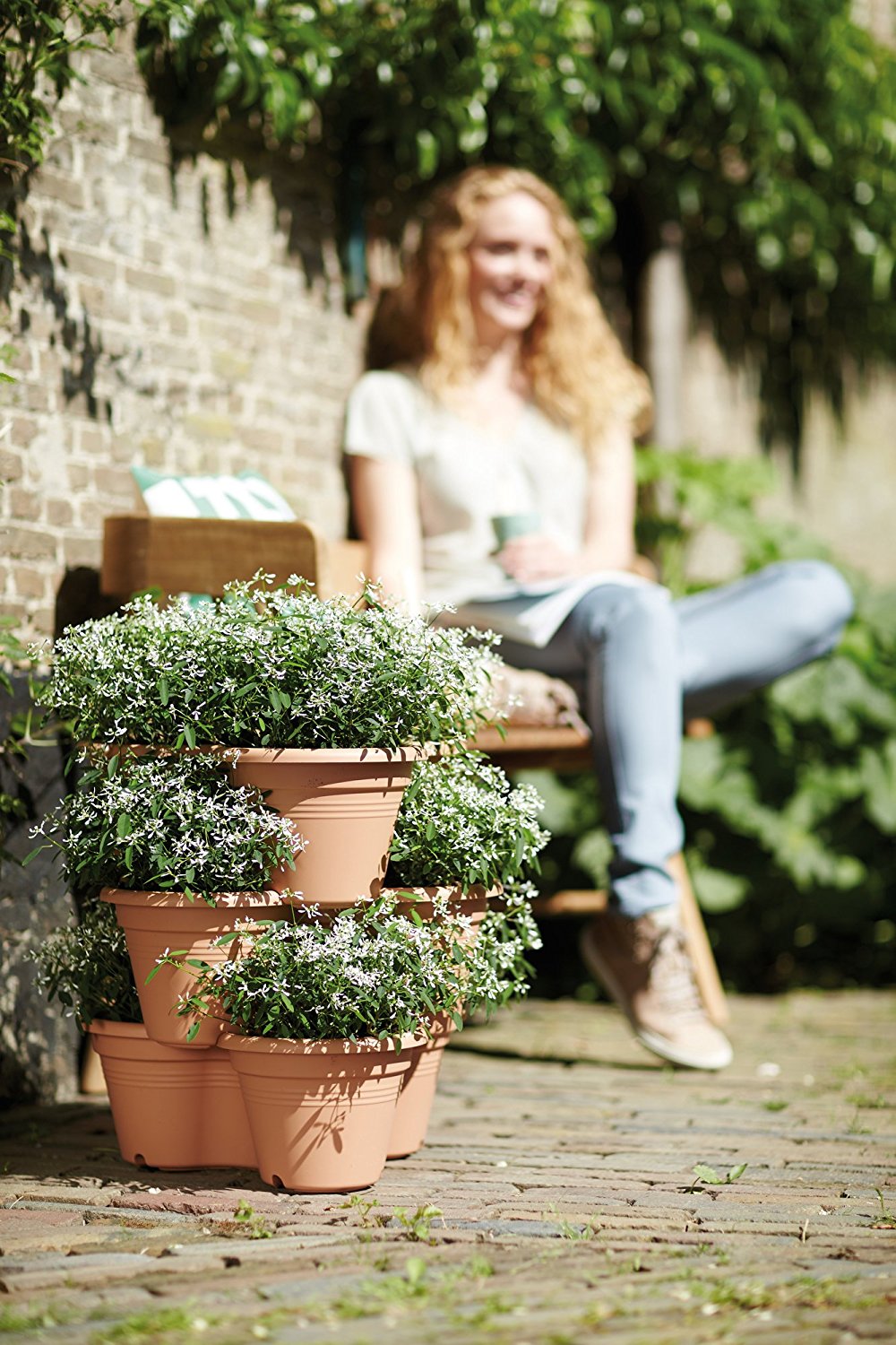 VASO GREEN BASICS VERTICAL GARDEN 46CM COLORE A SCELTA