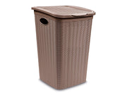 CESTA PORTABIANCHERIA ELEGANCE 36 L TORTORA