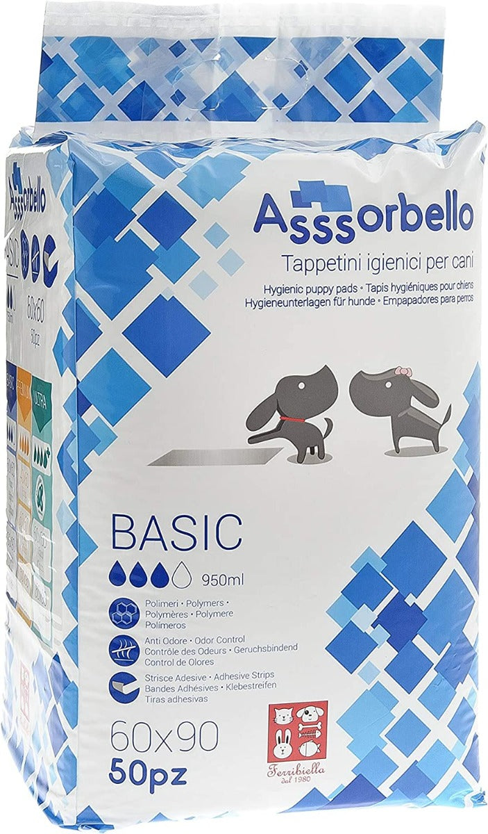 TAPPETINI IGIENICI "ASSSORBELLO" BASIC 60X90
