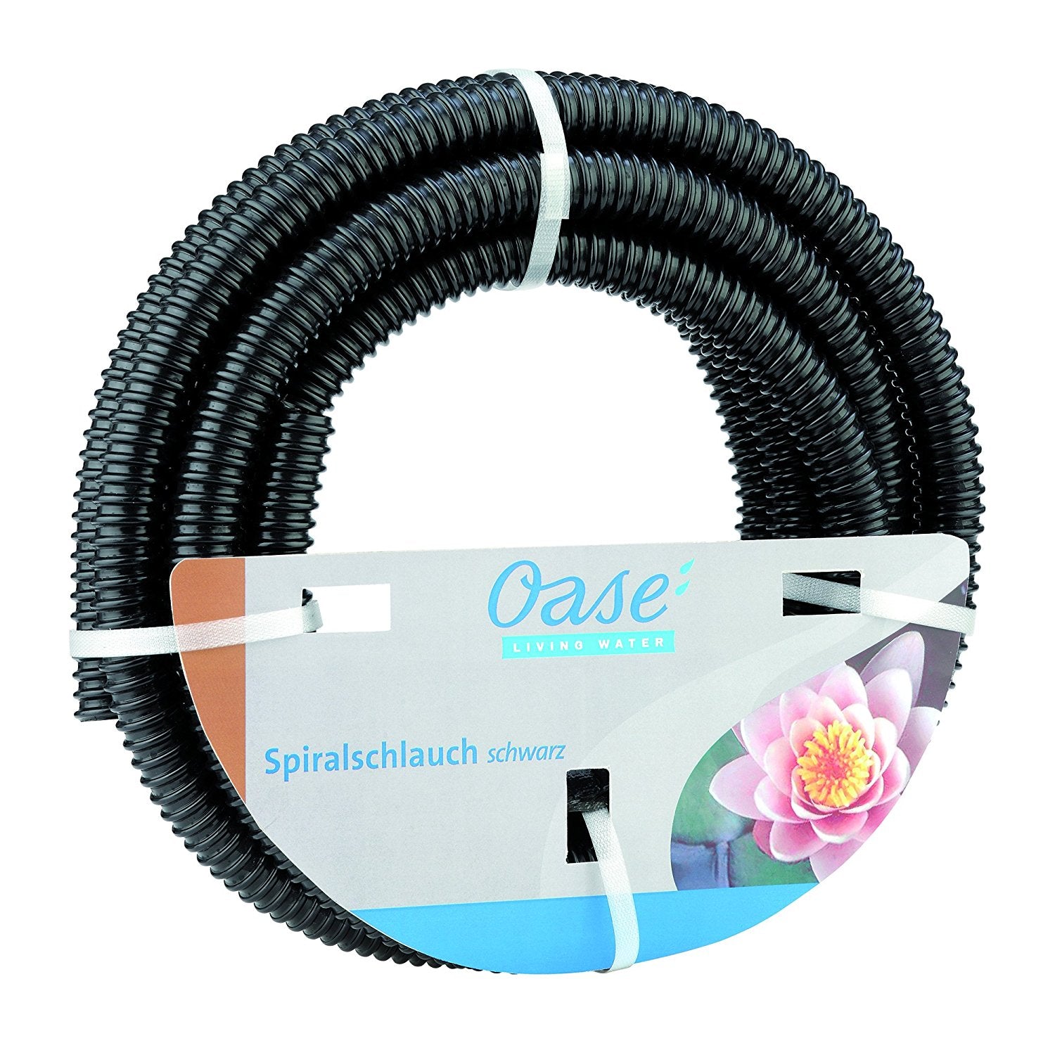 TUBO SPIRALATO NERO (1-1/2) 5 METRI