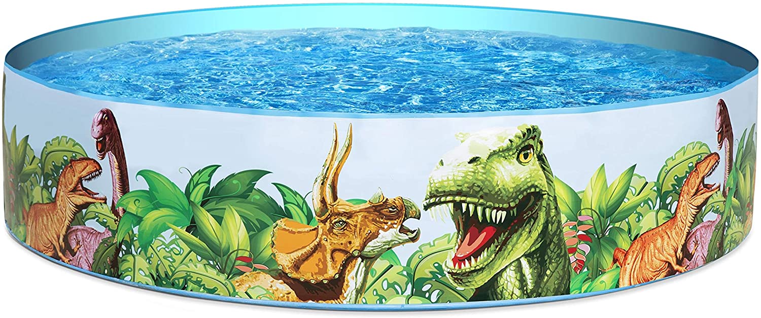 PISCINA RIGIDA DINOSAURI 183X183X38CM