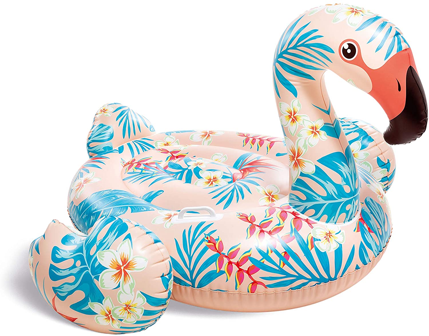 FENICOTTERO TROPICALE GONFIABILE CAVALCABILE 147X140X94CM