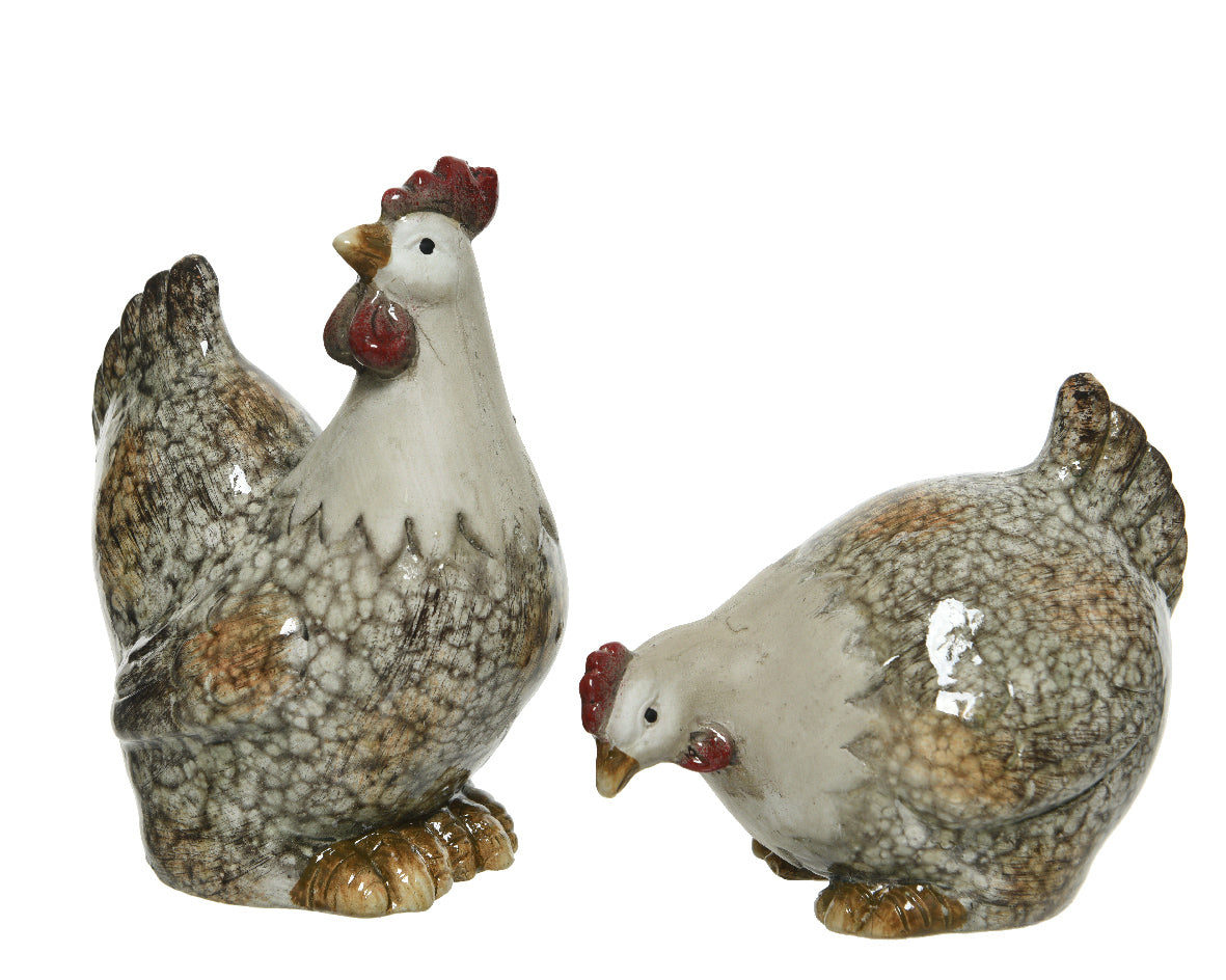 STATUA GALLO 17CM ASSORTITA