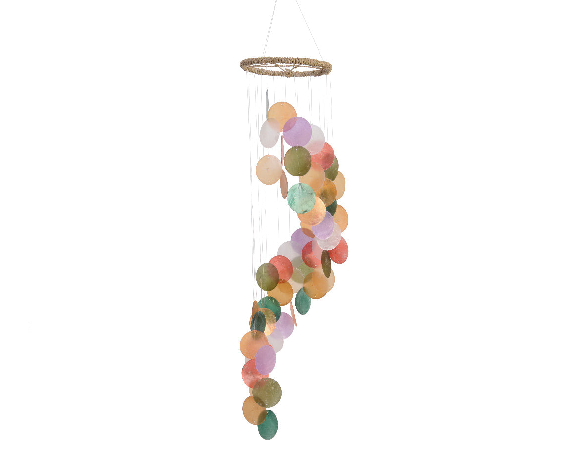 DECORAZIONE DA APPENDERE MULTICOLOR 14,5X14,5X62H CM
