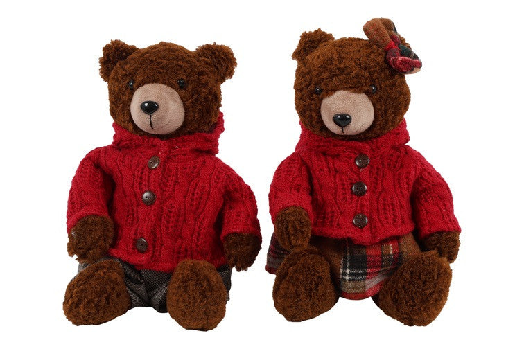 Orso con Felpa Rossa