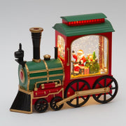 Locomotiva Glitter LED 26CM Verde Rosso Peraga Christmas