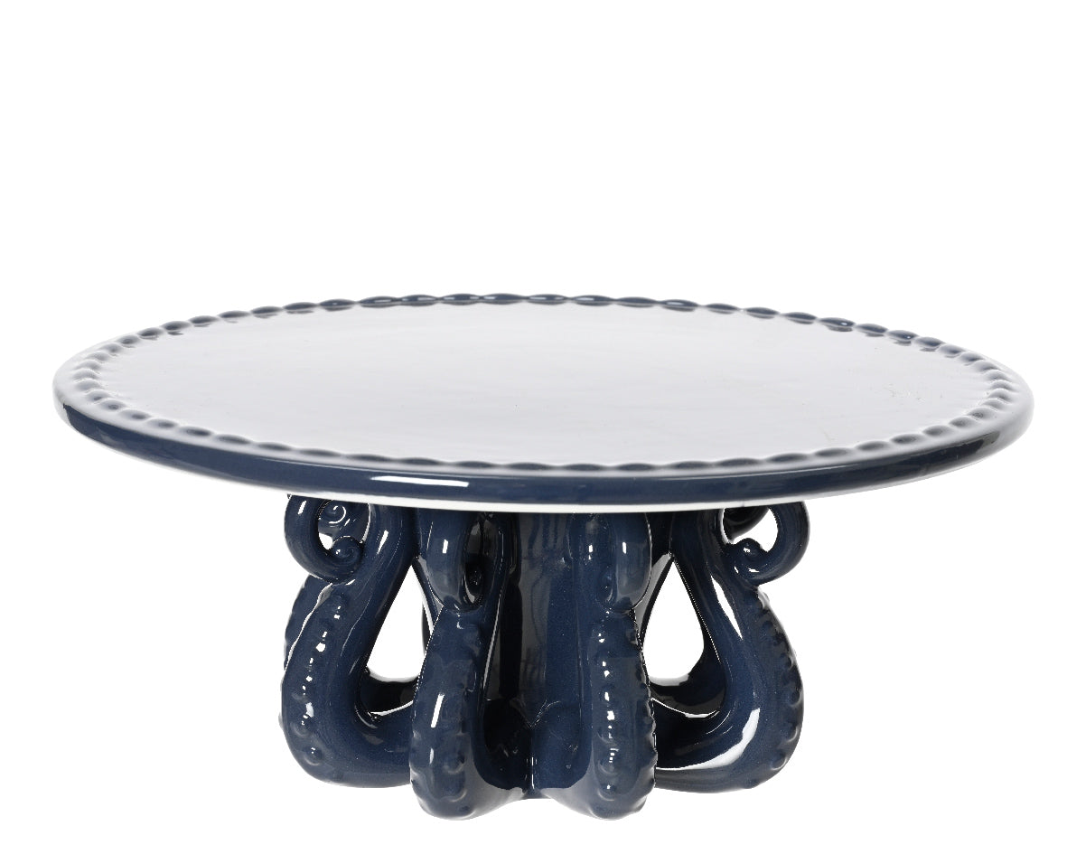 ALZATA POLIPO D25 X H10,8 CM BLU