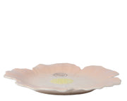 PIATTO A FIORE D27 CM ROSA DOLOMITE