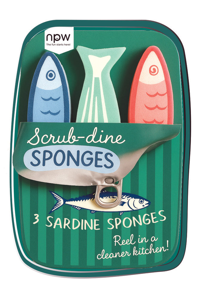 Spugne a Forma di Sardina 3 Pezzi MAGS - immagine 1