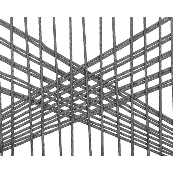 SEDIA A DONDOLO ROCKING 83X74X88CM GRIGIA