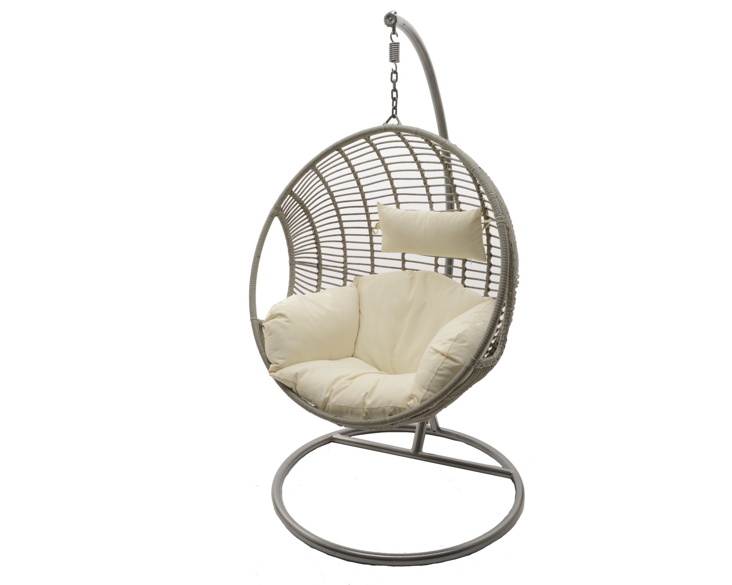 SEDIA SOSPESA CON BASE MARONNE TALPA 107X66X114CM