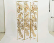 PARAVENTO FOGLIE 40X180X99CM ORO