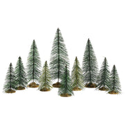 PINI VERDI - NEEDLE PINE TREES, SET OF 10