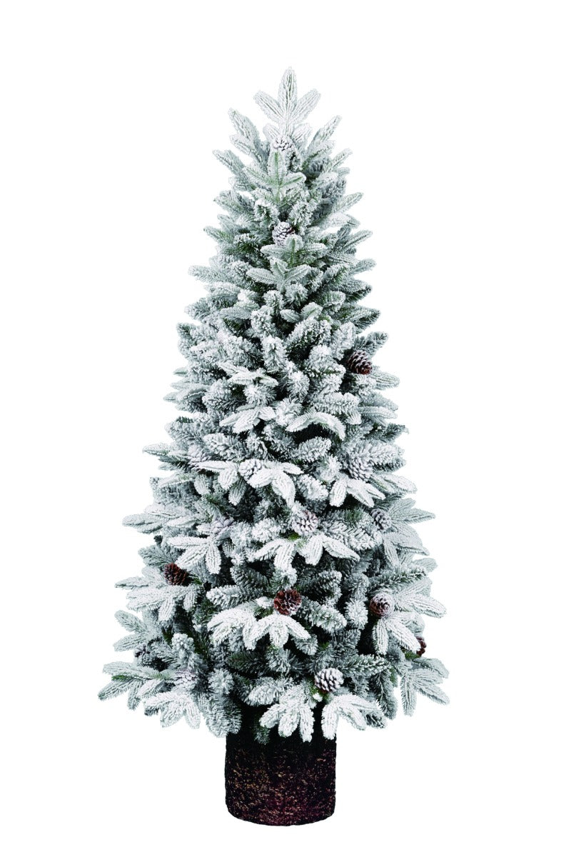 PINETTO INNEVATO CON PIGNE 150CM