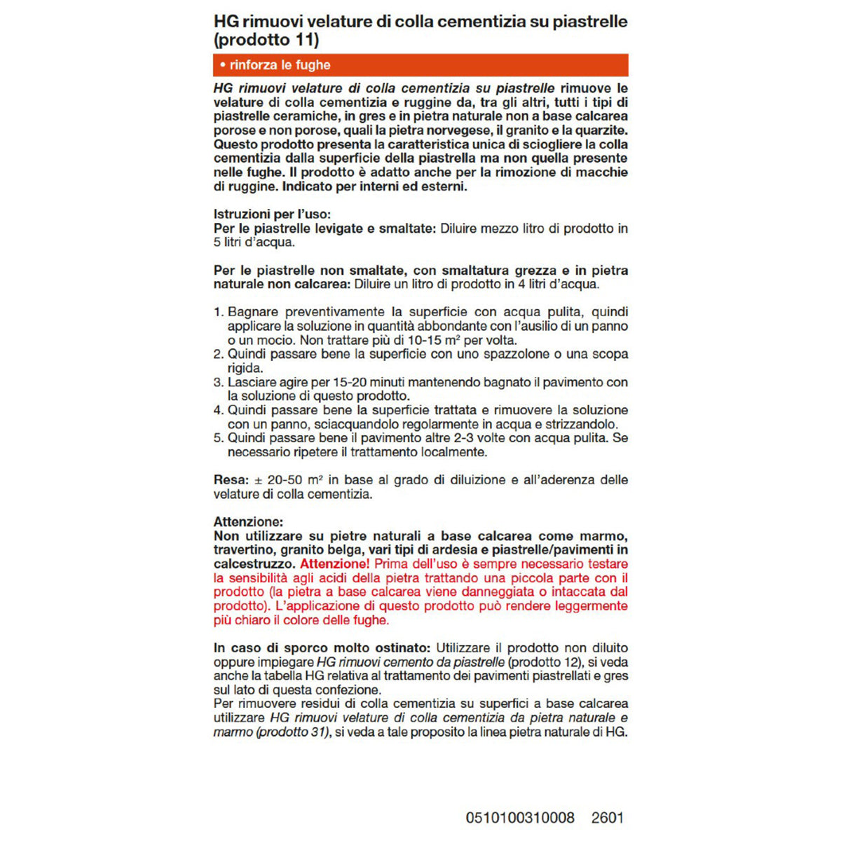 Dissolvant pour colle ciment HG 1 L