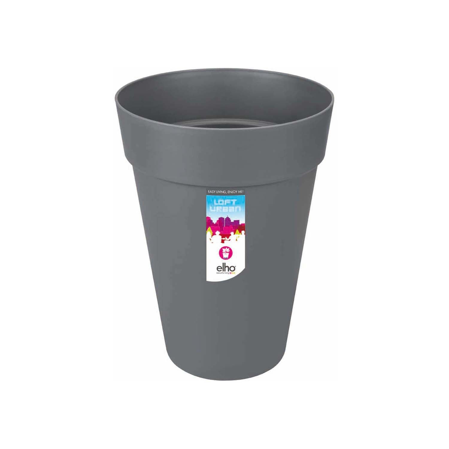 VASO LOFT URBAN ROUND HIGH 35CM COLORE A SCELTA