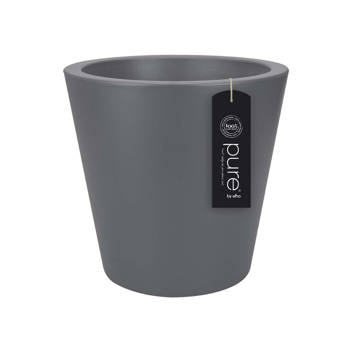 Reine, gerade, runde Vase, 35 cm, Farbe nach Wahl