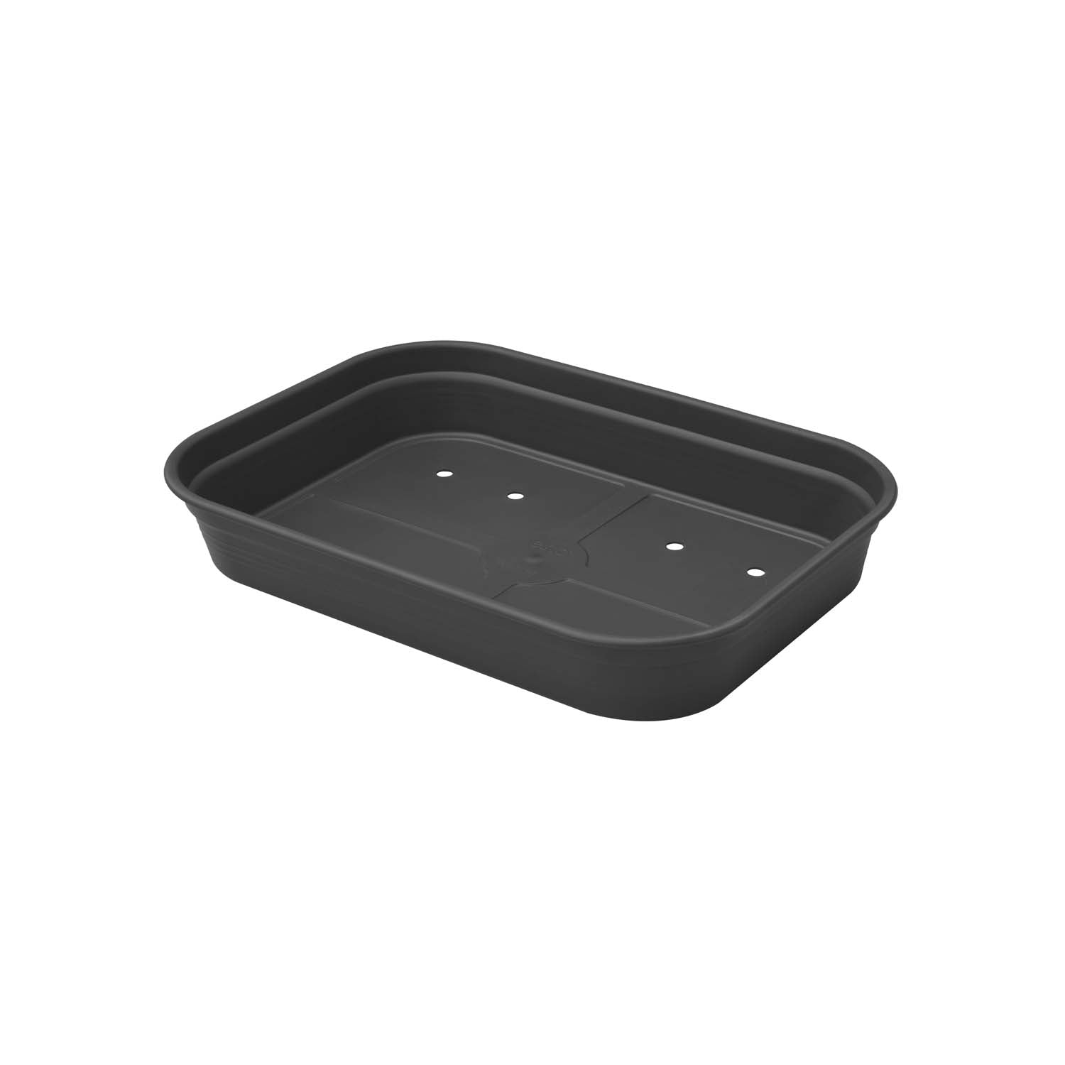VASCHETTA PER COLTIVARE GREEN BASICS GROW TRAY M LIVING BLACK