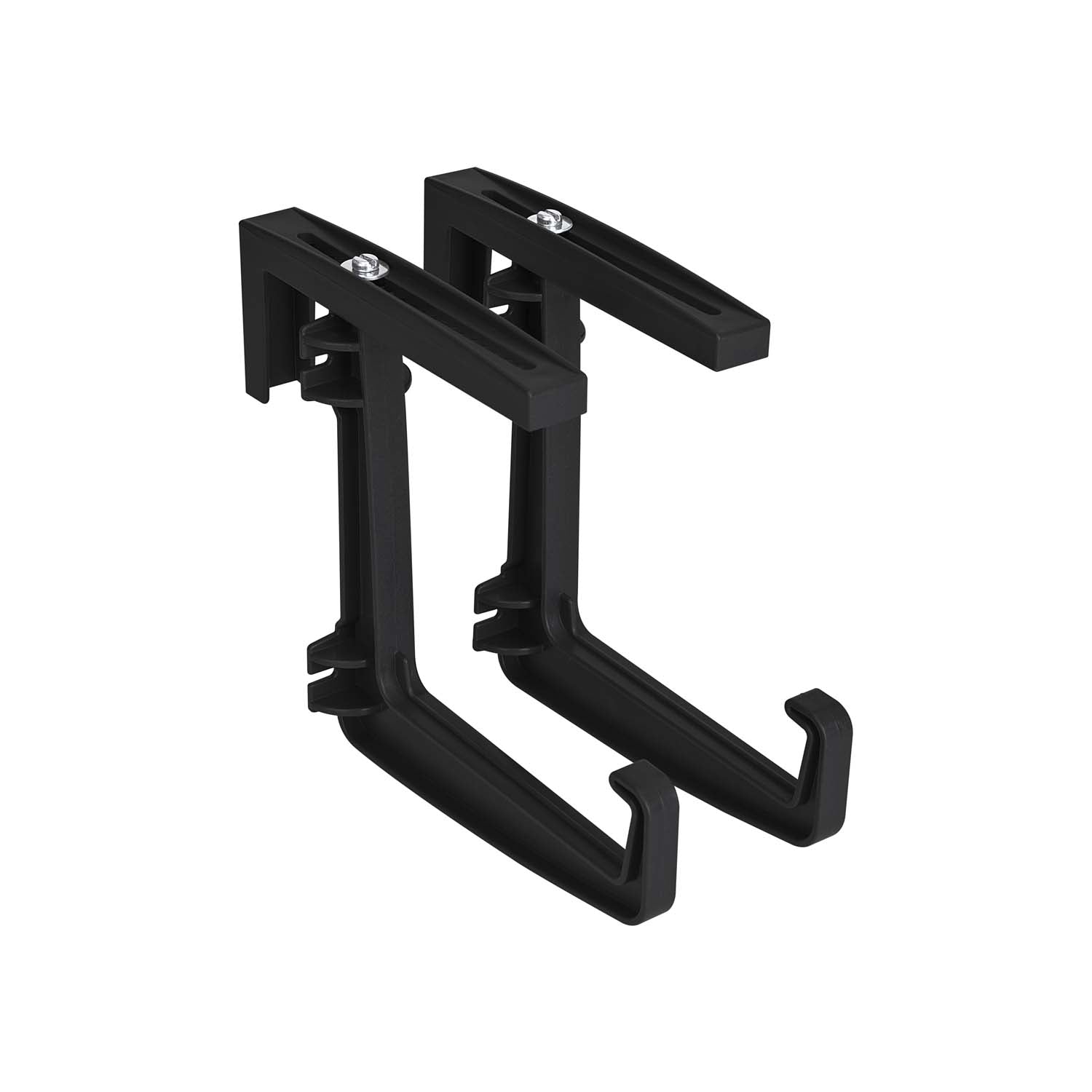 2 GANCI PER FIORIERE GREEN BASICS UNIVERS BRACKETS SYNTHETIC LIVING BLACK