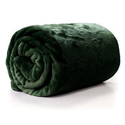 COPERTA PLAID ENZO 130X180CM VERDE SCURO