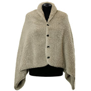 MANTELLA PLAID CON BOTTONI NOX 75X150CM GRIGIO