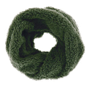 SCIARPA NONNIE VERDE INVERNO CON PELO