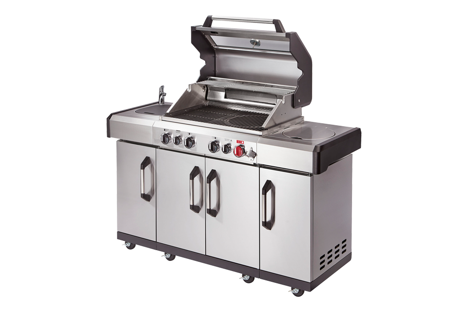 BARBECUE KANSAS II PRO 4 SIK PROFI TURBO A GAS