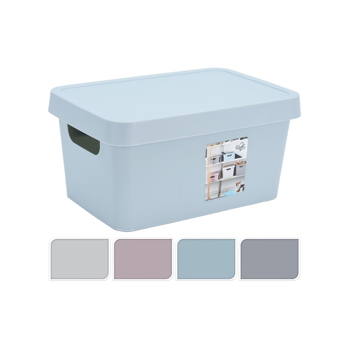 BOX PORTAOGGETTI 17X28X13CM COLORE ASSORTITO