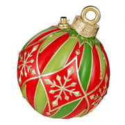 Mica Decorations Base per albero di Natale a forma di pallina H66 x D60 cm, rosso/verde oro